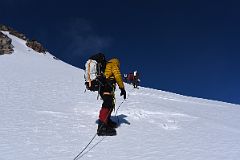 13A Climbing The Top Of The Snow Field Toward The Summit Of The Peak Across From Knutsen Peak On Day 5 At Mount Vinson Low Camp.jpg
